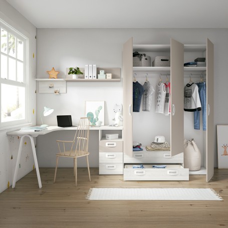 ARMARIO JUVENIL B5 - ANDALUZA DE MUEBLES