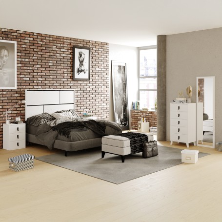 COMPOSICIÓN DE DORMITORIO H4 - ANDALUZA DE MUEBLES