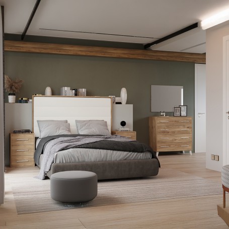 COMPOSICIÓN DE DORMITORIO H5 - ANDALUZA DE MUEBLES