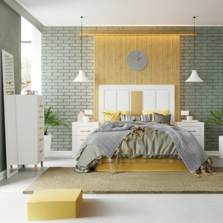 COMPOSICIÓN DE DORMITORIO H18 - ANDALUZA DE MUEBLES