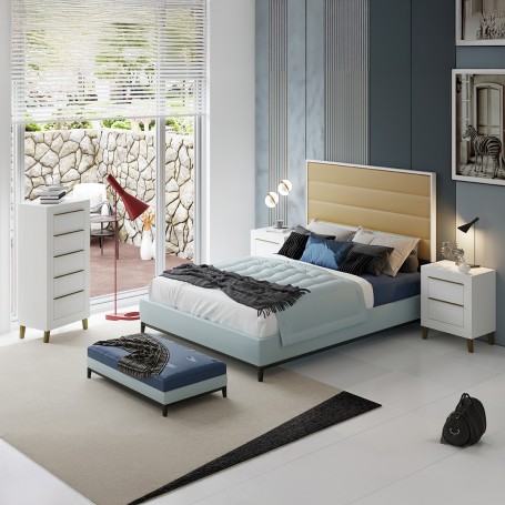 COMPOSICIÓN DE DORMITORIO H26- ANDALUZA DE MUEBLES