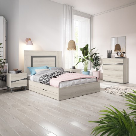 COMPOSICIÓN DE DORMITORIO H34 - ANDALUZA DE MUEBLES