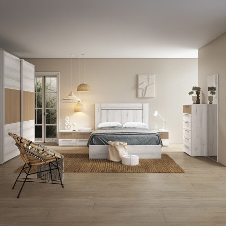 COMPOSICIÓN DE DORMITORIO H36 - ANDALUZA DE MUEBLES
