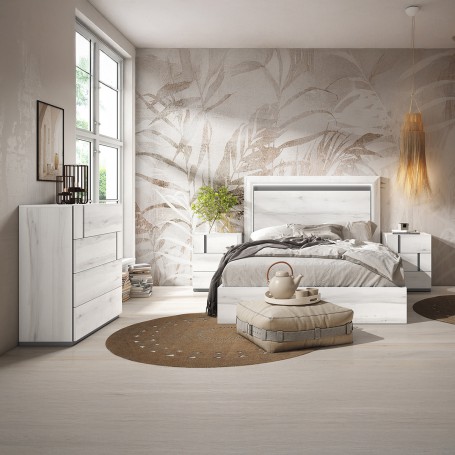 COMPOSICIÓN DE DORMITORIO H38 - ANDALUZA DE MUEBLES