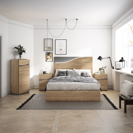 COMPOSICIÓN DE DORMITORIO H39 - ANDALUZA DE MUEBLES