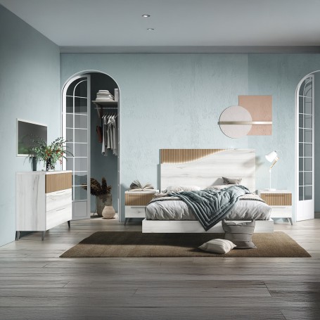 COMPOSICIÓN DE DORMITORIO H40 - ANDALUZA DE MUEBLES