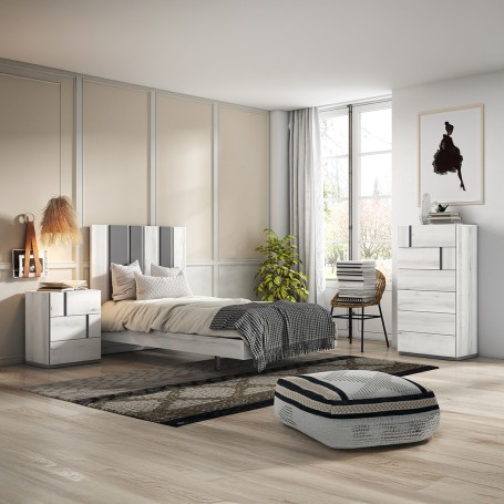 COMPOSICIÓN DE DORMITORIO H41 - ANDALUZA DE MUEBLES