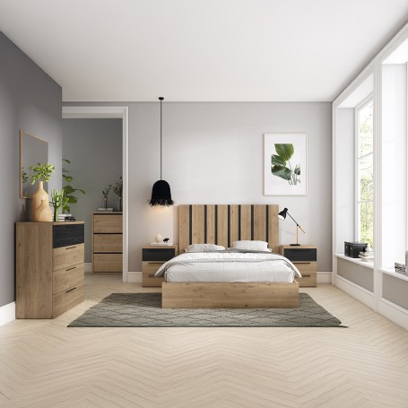 COMPOSICIÓN DE DORMITORIO H44 - ANDALUZA DE MUEBLES