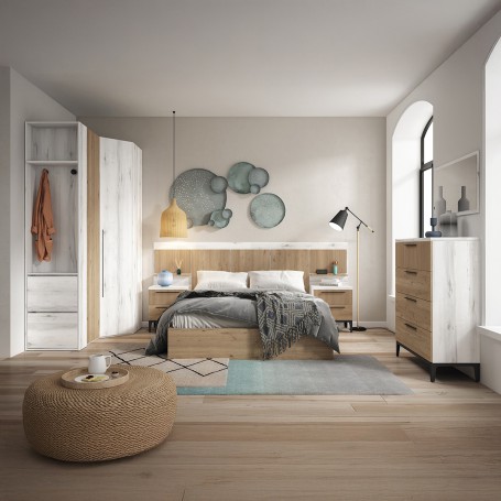 COMPOSICIÓN DE DORMITORIO H46 - ANDALUZA DE MUEBLES