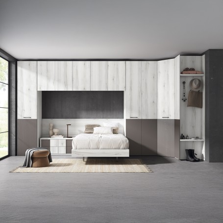 COMPOSICIÓN DE DORMITORIO H47 - ANDALUZA DE MUEBLES