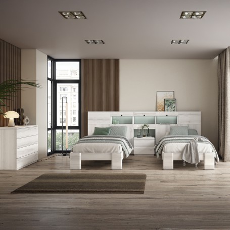 COMPOSICIÓN DE DORMITORIO H50 - ANDALUZA DE MUEBLES