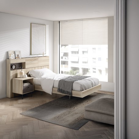 COMPOSICIÓN DE DORMITORIO H54 - ANDALUZA DE MUEBLES