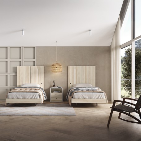 COMPOSICIÓN DE DORMITORIO H56 - ANDALUZA DE MUEBLES
