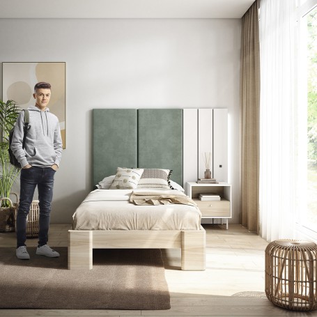 COMPOSICIÓN DE DORMITORIO H57 - ANDALUZA DE MUEBLES