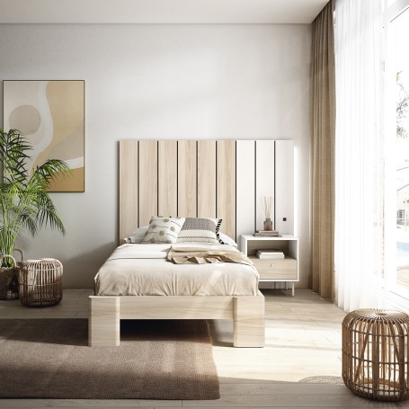 COMPOSICIÓN DE DORMITORIO H58 - ANDALUZA DE MUEBLES