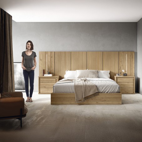 COMPOSICIÓN DE DORMITORIO H63 - ANDALUZA DE MUEBLES
