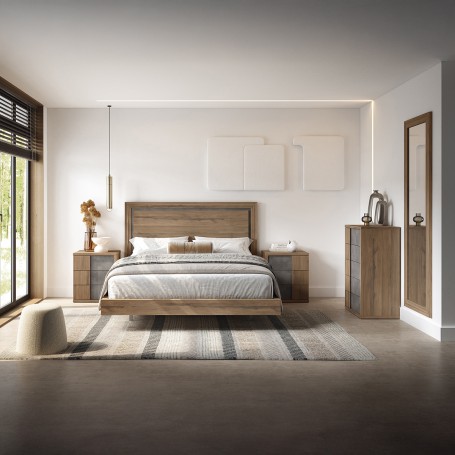 COMPOSICIÓN DE DORMITORIO H75 - ANDALUZA DE MUEBLES