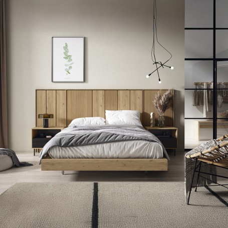 COMPOSICIÓN DE DORMITORIO H77 - ANDALUZA DE MUEBLES