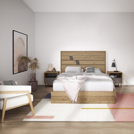 COMPOSICIÓN DE DORMITORIO H83 - ANDALUZA DE MUEBLES