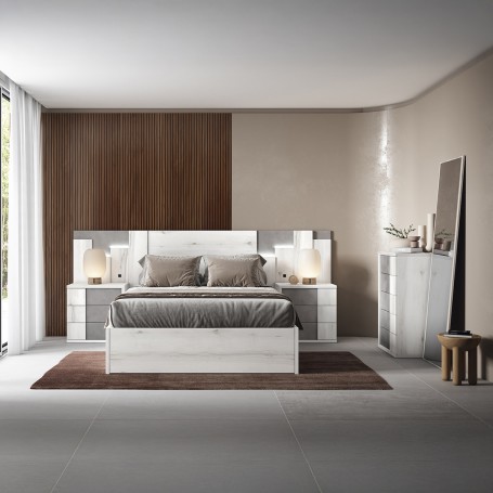 COMPOSICIÓN DE DORMITORIO H85 - ANDALUZA DE MUEBLES