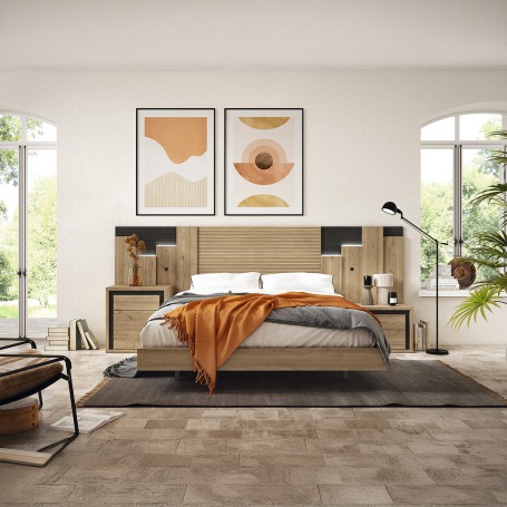 COMPOSICIÓN DE DORMITORIO H86- ANDALUZA DE MUEBLES