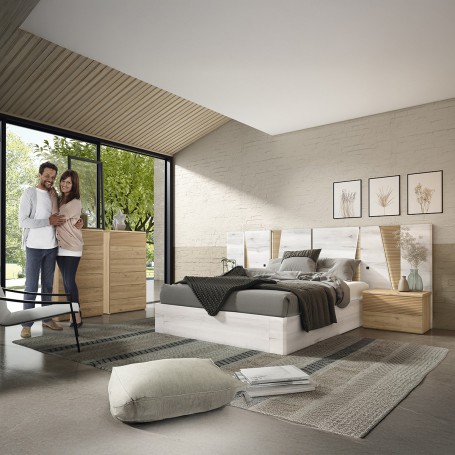 COMPOSICIÓN DE DORMITORIO H87- ANDALUZA DE MUEBLES