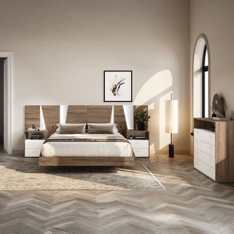 COMPOSICIÓN DE DORMITORIO H88- ANDALUZA DE MUEBLES