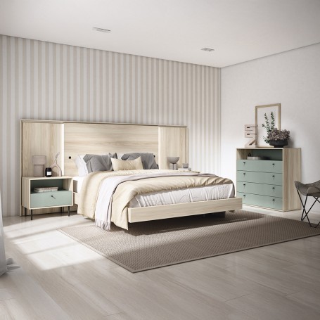 COMPOSICIÓN DE DORMITORIO H95 - ANDALUZA DE MUEBLES