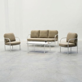 Conjunto de Jardín Leblanc 8 - ANDALUZA DE MUEBLES