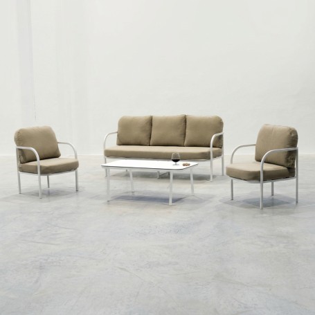 Conjunto de Jardín Leblanc 8 - ANDALUZA DE MUEBLES