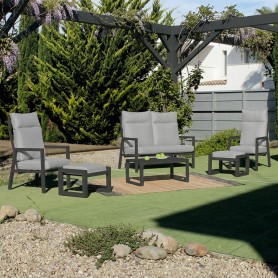 Conjunto de Jardin Haston 7- ANDALUZA DE MUEBLES
