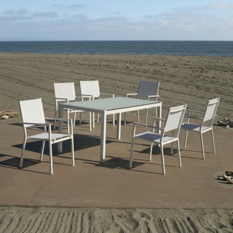 Conjunto de Jardín Córcega - 160x90 / 4 Córcega - ANDALUZA DE MUEBLES