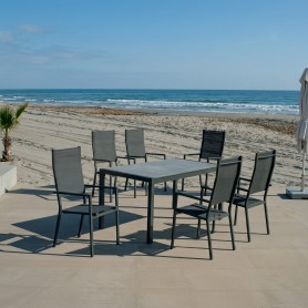 Conjunto de Jardín Córcega - 160x90 / 4 Janeiro - ANDALUZA DE MUEBLES