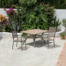 Conjunto de Jardín Veneto - Boheme 160x90 / 4 Córcega - ANDALUZA DE MUEBLES
