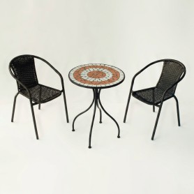 Set para Jardín Málaga - 75 / 2 Brasil - ANDALUZA DE MUEBLES