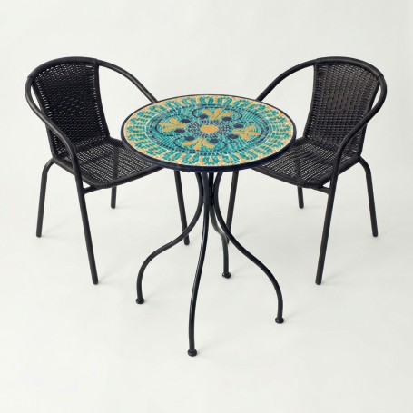 Set para Jardín Dorian - 75 / 2 Brasil - ANDALUZA DE MUEBLES