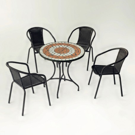 Set para Jardín Málaga - 75 / 4 Brasil - ANDALUZA DE MUEBLES