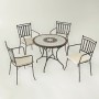 Set para Jardín Estela - 90 / 4 Shifla - ANDALUZA DE MUEBLES