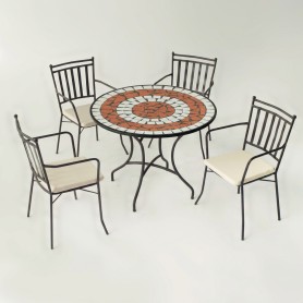 Set para Jardín Málaga - 90 / 4 Shifla - ANDALUZA DE MUEBLES