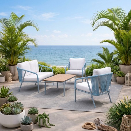 Conjunto para Jardín Melbourne 7- ANDALUZA DE MUEBLES