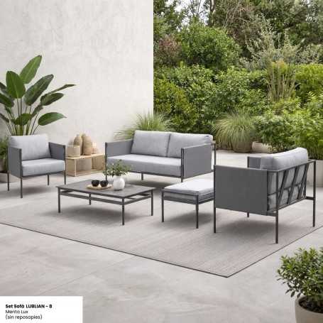 Conjunto para Jardín Lublian 8- ANDALUZA DE MUEBLES