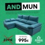 Sofá chaiselongue ANDMUN en superoferta - ANDALUZA DE MUEBLES
