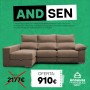 Sofá chaiselongue ANDSEN en superoferta - ANDALUZA DE MUEBLES