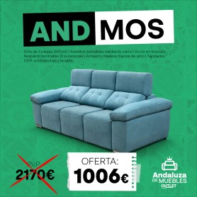Sofá 3 Plazas Andmos en superoferta - ANDALUZA DE MUEBLES