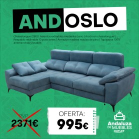 Sofá chaiselongue ANDOSLO en superoferta - ANDALUZA DE MUEBLES