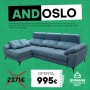 Sofá chaiselongue ANDOSLO en superoferta - ANDALUZA DE MUEBLES