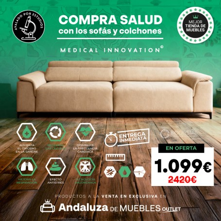 Sofá INNO-LIVE en superoferta - ANDALUZA DE MUEBLES